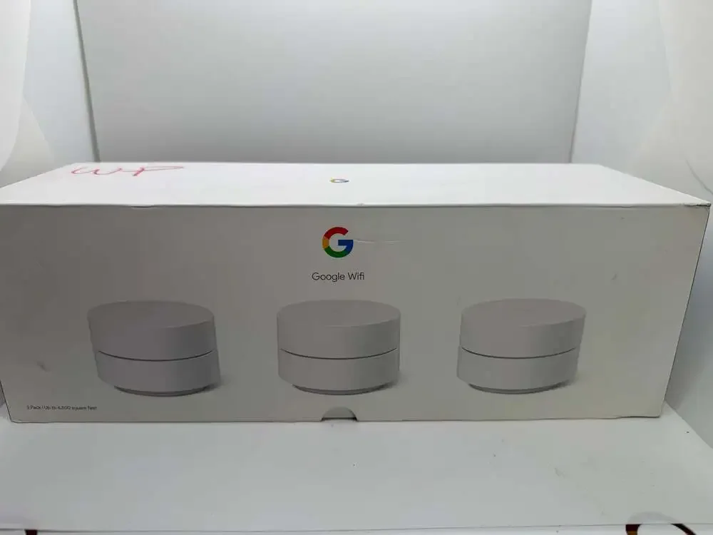 Google Wifi AC1200 Mesh Wi-Fi System 3-Pack Snow White GA02434-US